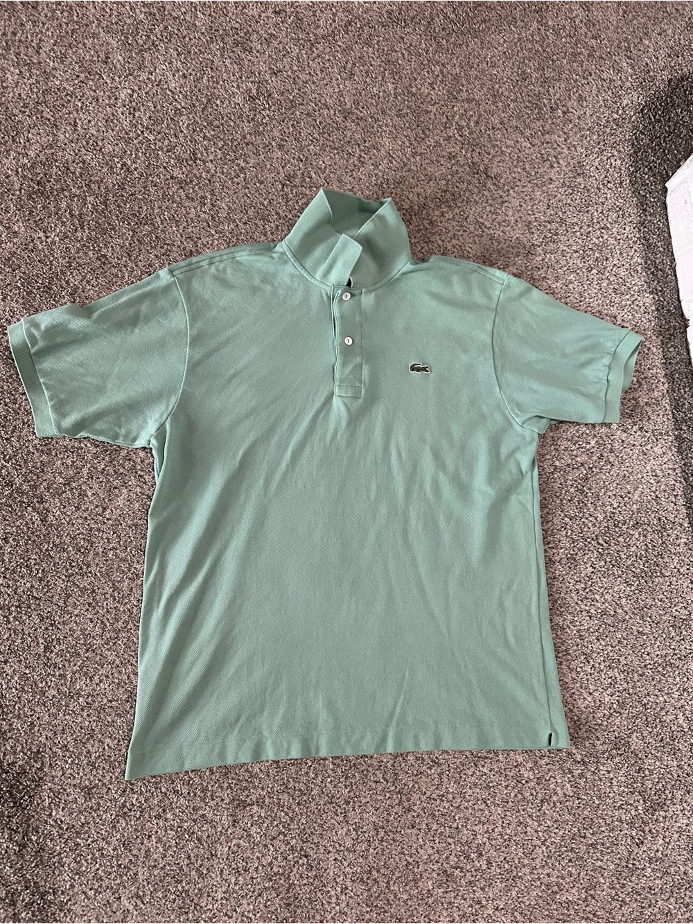 Lacoste Light Mint Green Piqué Polo Shirt